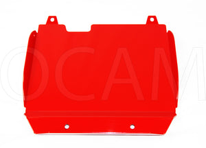 OCAM Aluminium Bash Plates For Toyota Hilux 2001-2004 Diesel Only, 6mm - RED