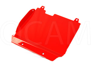 OCAM Aluminium Bash Plates For Toyota Hilux 2001-2004 Diesel Only, 6mm - RED