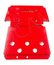 Load image into Gallery viewer, OCAM Aluminium Bash Plates for Ford Ranger PX PXMKII PXMKIII 2011-06/2022, 6mm Red (2nd style)
