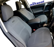 Load image into Gallery viewer, 1st &amp; 2nd Row Bundle - Mid Grey Neoprene Seat Covers With White Stitching for Jeep Cherokee KL 06/2014-Current
