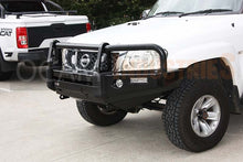 Load image into Gallery viewer, OCAM Deluxe Steel Bull Bar for Nissan Patrol GU 2004-16, OCAM 9.5k LBS Winch
