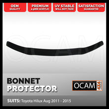 Load image into Gallery viewer, Bonnet Protector for Toyota Hilux N70 08/2011-15 Tinted Guard
