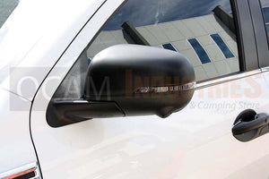 Mirror Covers & Door Handle Covers Chrome Delete for GWM Cannon 2020-Current, Matte Black,