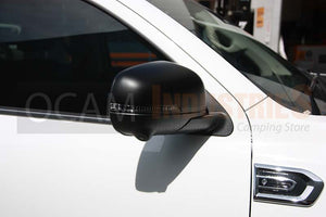 Mirror Covers & Door Handle Covers Chrome Delete for GWM Cannon 2020-Current, Matte Black,