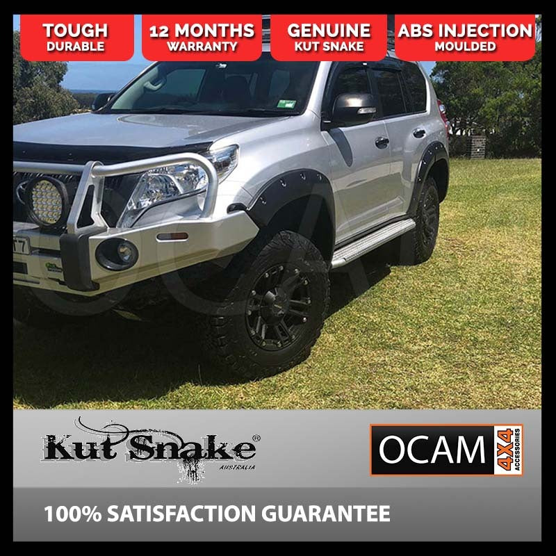 Kut Snake Flares Front & Rear Set Front & Rear Set for Toyota Landcruiser Prado 150 Series 2009-Current ABS (#36)