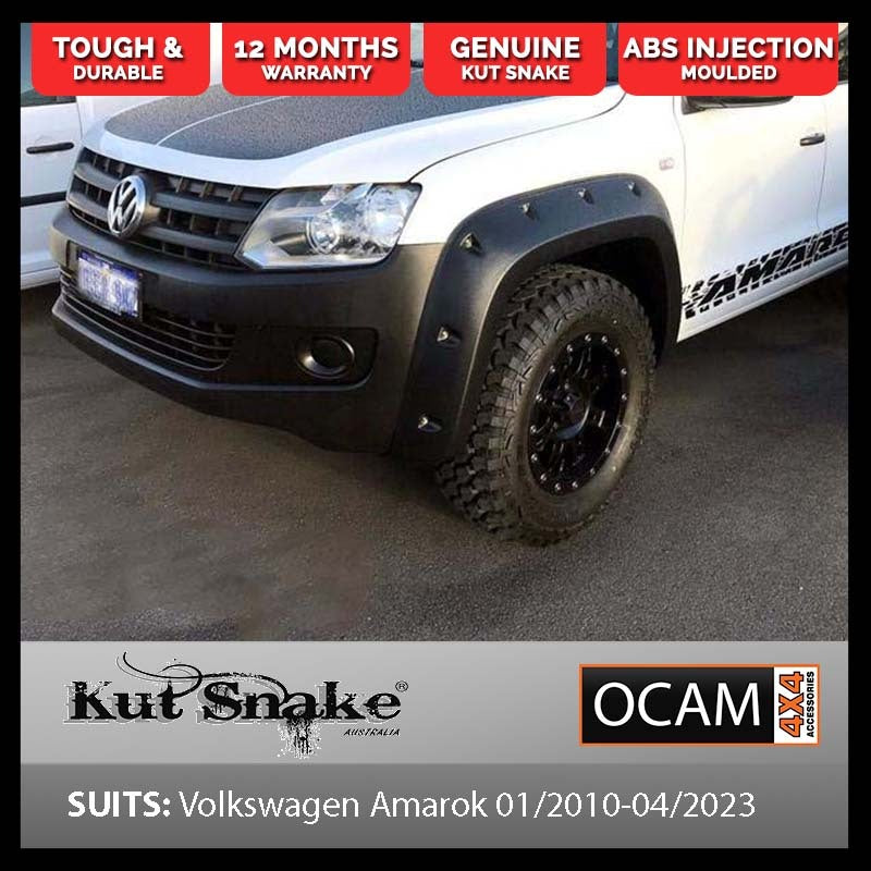 Kut Snake Flares Front Set for Volkswagen Amarok 01/2010-04/2023 ABS Front Set #37