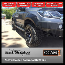 Load image into Gallery viewer, Kut Snake Flares Front &amp; Rear Set for Holden Colorado RG 07/2016-2019 ABS (Code #31-2)
