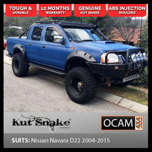 Load image into Gallery viewer, Kut Snake Flares Front &amp; Rear Set for Nissan Navara D22 2004-2015 ABS (Code #13/13)
