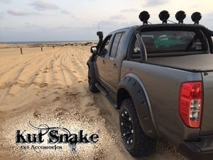 Kut Snake Flares Front & Rear Set for Nissan Navara D40 2005-2015 ABS (Code #7/7)