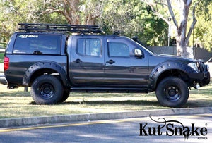 Kut Snake Flares Front & Rear Set for Nissan Navara D40 2005-2015 ABS (Code #7/7)