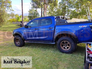 Kut Snake Flares Front & Rear Set for Isuzu D-MAX 08/2020-Current, ABS (Code #53/53)