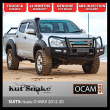 Load image into Gallery viewer, Kut Snake Flares Front &amp; Rear Set for Isuzu D-MAX 06/2012-07/2020, ABS (Code #15/15)
