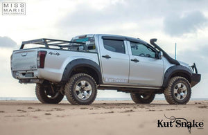 Kut Snake Flares Front & Rear Set for Isuzu D-MAX 06/2012-07/2020, ABS (Code #15/15)