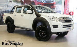 Kut Snake Flares Front & Rear Set for Isuzu D-MAX 06/2012-07/2020, ABS (Code #15/15)