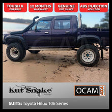 Load image into Gallery viewer, Kut Snake Flares Front &amp; Rear Set for Toyota Hilux 106 Series 1989-1997 Dual Cab ABS (#27/33)
