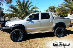 Kut Snake Flares Front & Rear Set for Toyota Hilux N70 09/2011-15 SR / SR5 Monster ABS (Codes #35 & #2)