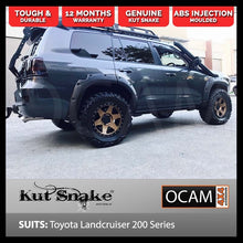 Load image into Gallery viewer, Kut Snake Flares for Toyota Landcruiser 200 Series - Fronts only ABS (#38), Texture Finish
