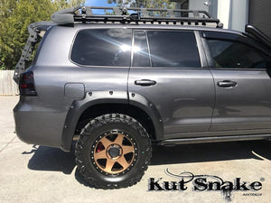 Kut Snake Flares Front Set for Toyota Landcruiser 200 Series ABS Smooth Finish (#38) Fronts Only