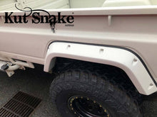 Load image into Gallery viewer, Kut Snake Flares Front &amp; Rear Set for Toyota Landcruiser 79 Series Single Cab Well Body Complete Set, (#10/40)
