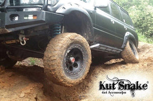 Kut Snake Flares Front & Rear Set for Toyota Landcruiser 80 Series 1990-1997 ABS (Code #1)