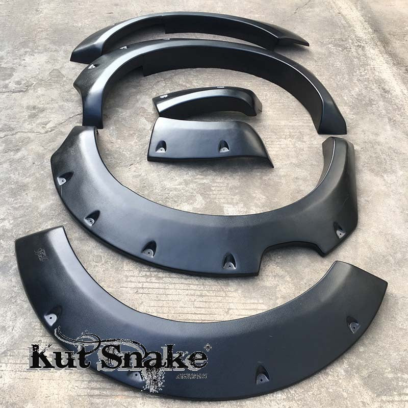 Kut Snake Flares Front Set for Ford Ranger Next-Gen RA Wildtrak 07/2022-Current 75mm ABS (Code #65), Front Wheels Only