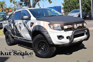 Kut Snake Flares Front & Rear Set for Ford Ranger PX MKIII 2019-06/2022 Slimline 58mm ABS (Code #18-1)