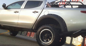 Kut Snake Flares Front & Rear Set for Mitsubishi Triton MQ 05/2015-10/2018 Full Set ABS (Code #25/25)