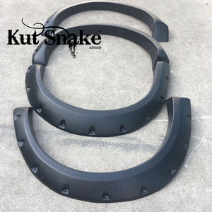 Kut Snake Standard Flares Front & Rear Set for Mitsubishi Triton ML MN 2006-04/2015, ABS 75mm (Code #8-1/8-1)