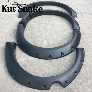 Kut Snake Standard Flares Front & Rear Set for Mitsubishi Triton ML MN 2006-04/2015, ABS 75mm (Code #8-1/8-1)