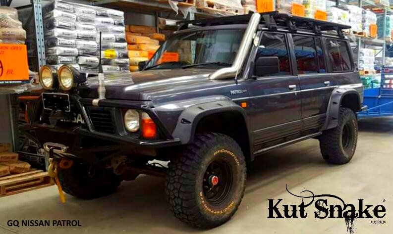 Kut Snake Flares Front & Rear Set for Nissan Patrol GQ 1990-1998 ABS (Code #16/16)