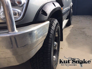 Kut Snake Flares Front & Rear Set for Nissan Patrol GU Series 1 2 3, 1997-2004 Full Set 4 ABS (Code #4/4)