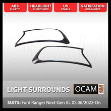 Load image into Gallery viewer, Head Light Lamp Surrounds for Ford Ranger Next-Gen XL XS 06/2022-Current
