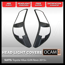 Load image into Gallery viewer, Head Light Surrounds For Toyota Hilux N80 2015-20
