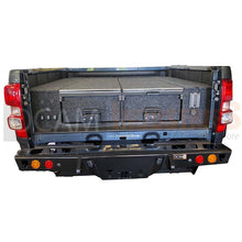 Load image into Gallery viewer, OCAM Aluminium Rear Drawers for Ford Ranger NextGen 06/2022-Current, Dual Cab, Black Carpet
