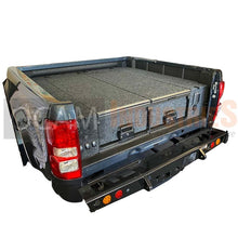 Load image into Gallery viewer, OCAM Aluminium Rear Drawers For Mitsubishi Triton MV 2024-Current, Dual Cab, Black
