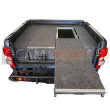 Load image into Gallery viewer, OCAM Aluminium Rear Drawers For Mitsubishi Triton MV 2024-Current, Dual Cab, Black
