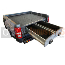 Load image into Gallery viewer, OCAM Aluminium Rear Drawers For Mitsubishi Triton MV 2024-Current, Dual Cab, Black
