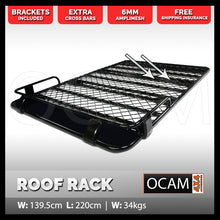 Load image into Gallery viewer, OCAM Roof Top Tent Rack For Toyota Landcruiser 70 75 76 78 Troop Carrier Alloy
