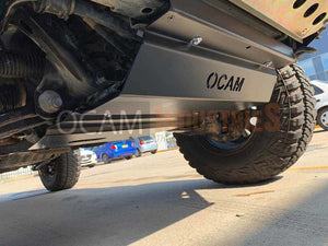 OCAM Steel Bash Plates For Toyota Prado 150 Series 2009-Current 4mm Silver