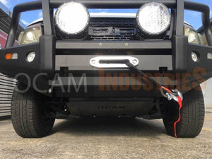 OCAM Steel Bash Plates for Ford Ranger PX PXMKII PXMKIII 2011-06/2022, 4mm Steel Black (2nd style)