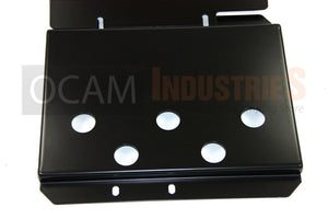 OCAM Steel Bash Plates for Ford Ranger PX PXMKII PXMKIII 2011-06/2022, 4mm Steel Black (2nd style)