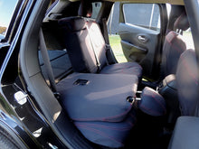 Load image into Gallery viewer, 1st &amp; 2nd Row Bundle - Mid Grey Neoprene Seat Covers With White Stitching for Jeep Cherokee KL 06/2014-Current
