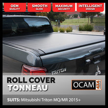 Load image into Gallery viewer, Electric Aluminium Retractable Tonneau Cover for Mitsubishi Triton MQ MR 05/2015-2023, Dual Cab, With Remote
