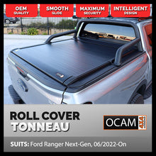 Load image into Gallery viewer, Retractable Electric Tonneau Cover Roller Shutter For Ford Ranger Next-Gen, Super Cab, 07/2022+
