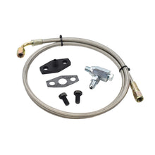 Load image into Gallery viewer, Turbo Oil Feed Line Kit Toyota 1FZ-FE Garrett T3 T4 T67
