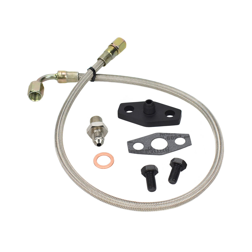 Turbo Oil Feed Line Kit Toyota Land Cruiser 1HD with Holset Super HX30 ...