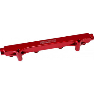 AUDI VW 1.8L 20V FUEL RAIL    -8ORB INLETS / OUTLETS RED