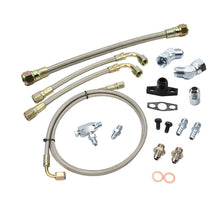 Load image into Gallery viewer, Braided Turbo Oil Water Line Kit Garrett T25 T28
