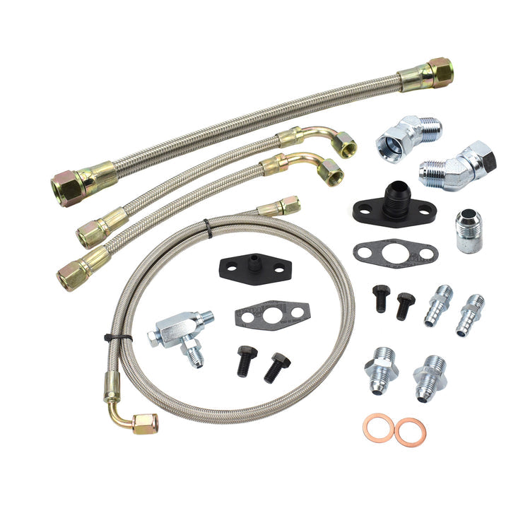 Braided Turbo Oil Water Line Kit Hitachi HT18