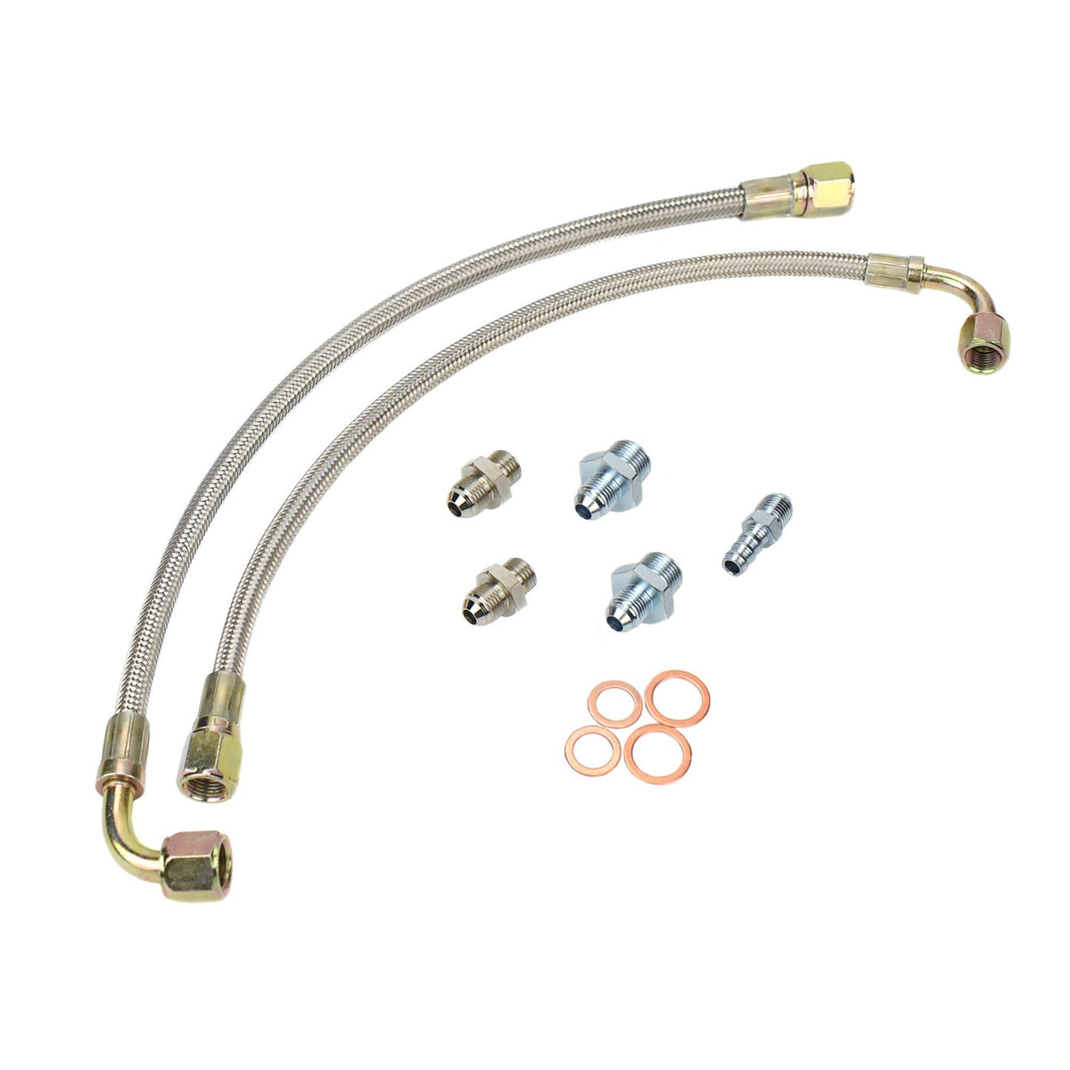 Turbo Water Line Kit Nissan SR20DET with RB25DET stock turbo (M18x1.5 ...